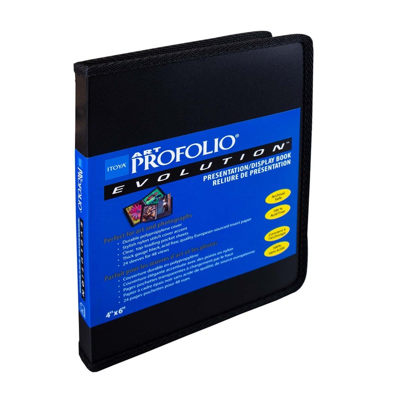 Itoya Art Profolio Evolution Presentation & Display Book 4" x 6" - photo size - Image 1